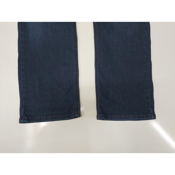 Lee Regular Fit Plus Size 20m Straight Leg Mid Rise Dark Wash Denim Jeans - Picture 13 of 13